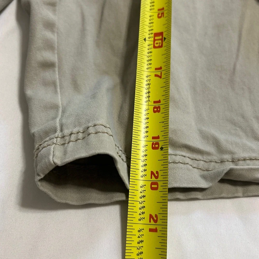 Unionbay Mens Tan Khaki Cargo Shorts Size 36 Stretch Cotton Utility Outdoor